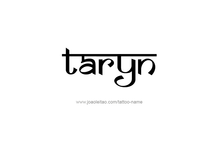 Tattoo Design Name Taryn   