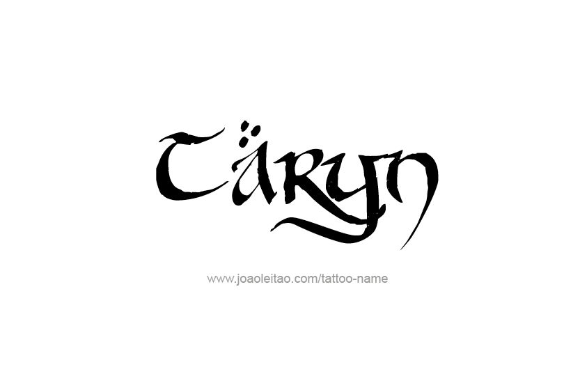 Tattoo Design Name Taryn   