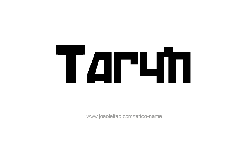 Tattoo Design Name Taryn   