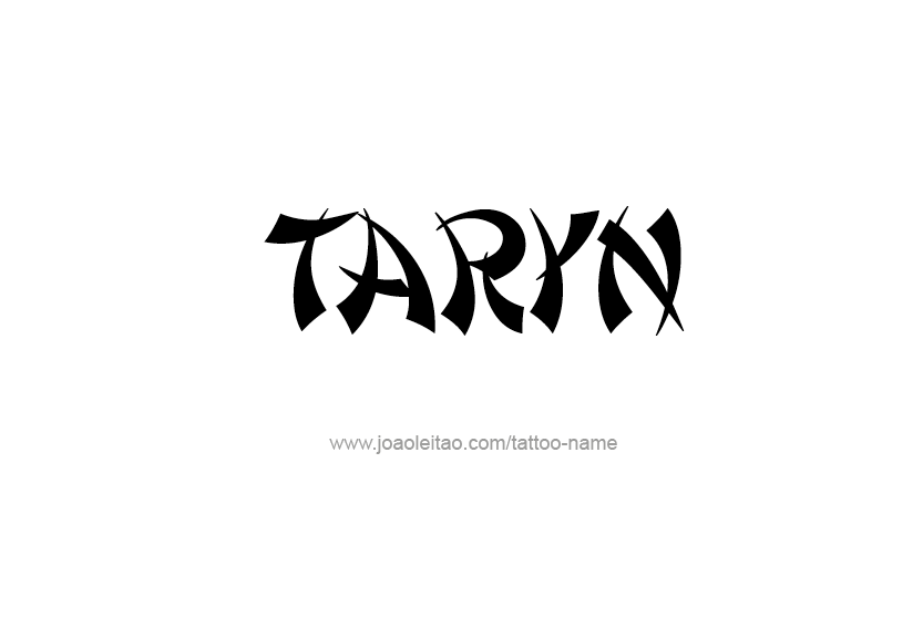 Tattoo Design Name Taryn