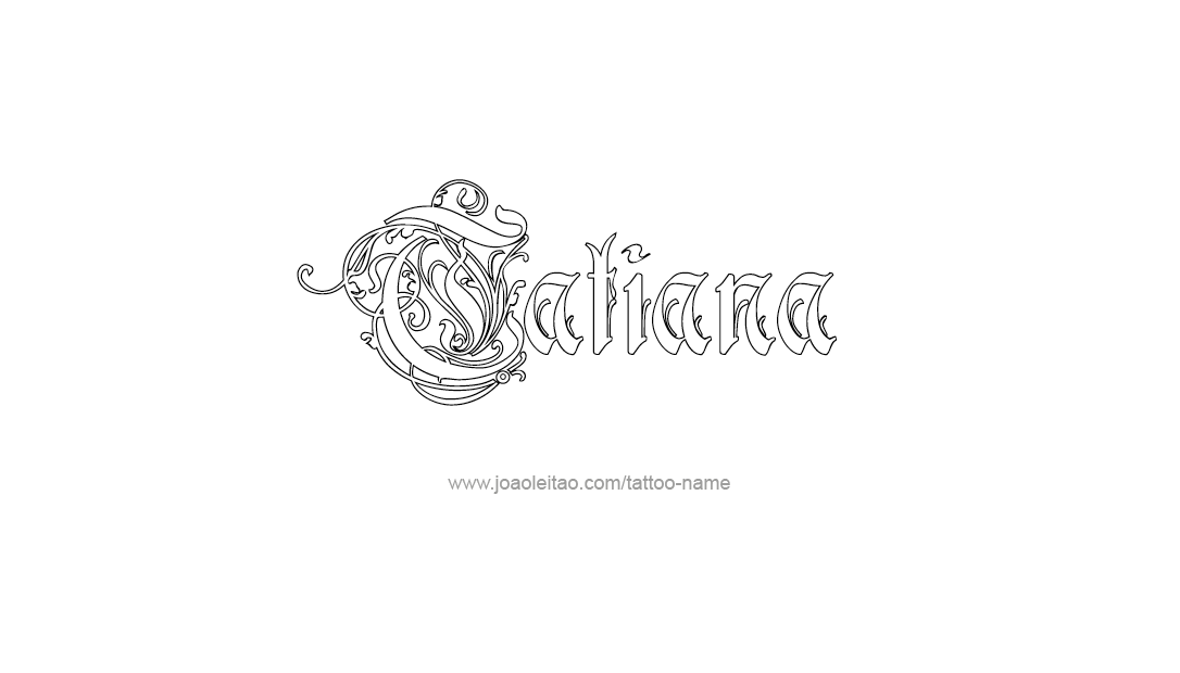 Tattoo Design Name Tatiana   