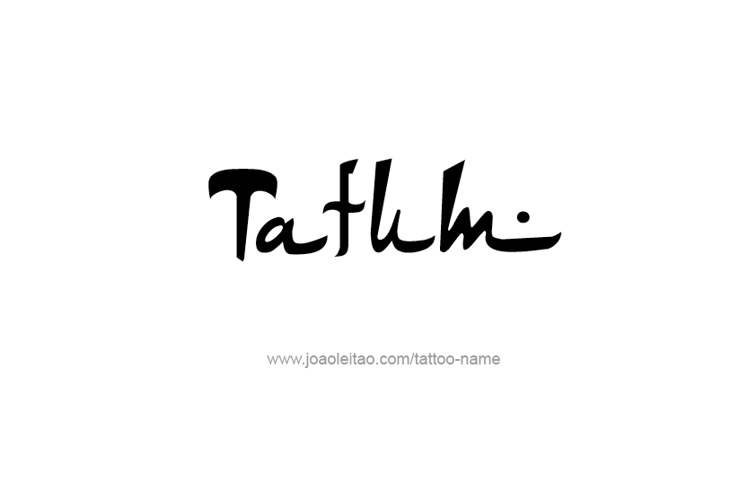 Tattoo Design Name Tatum   