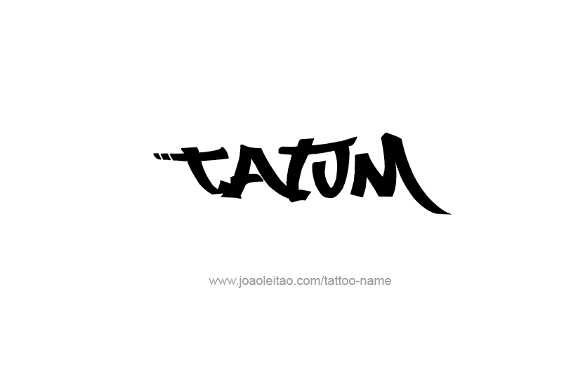 Tattoo Design Name Tatum   