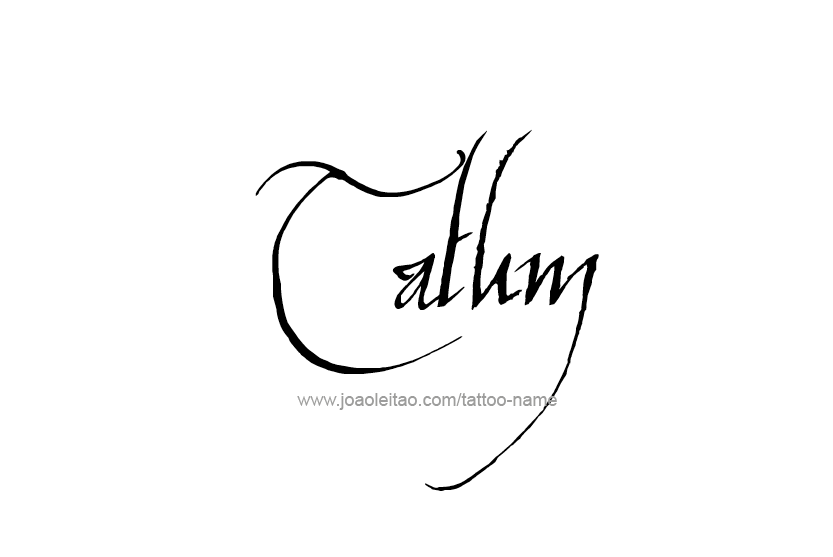 Tattoo Design Name Tatum   