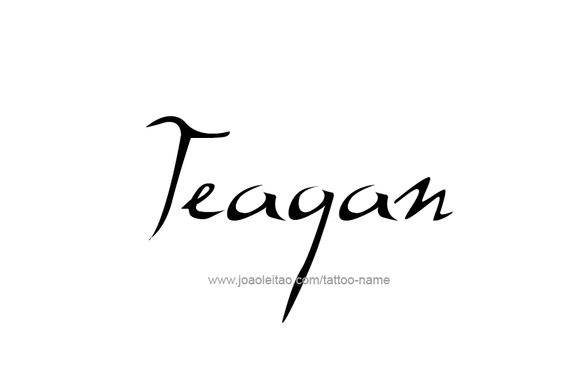 Tattoo Design Name Teagan   