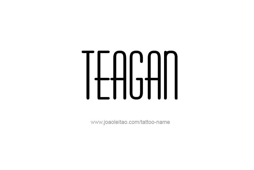 Tattoo Design Name Teagan   