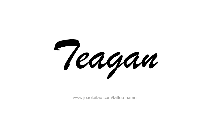 Tattoo Design Name Teagan   