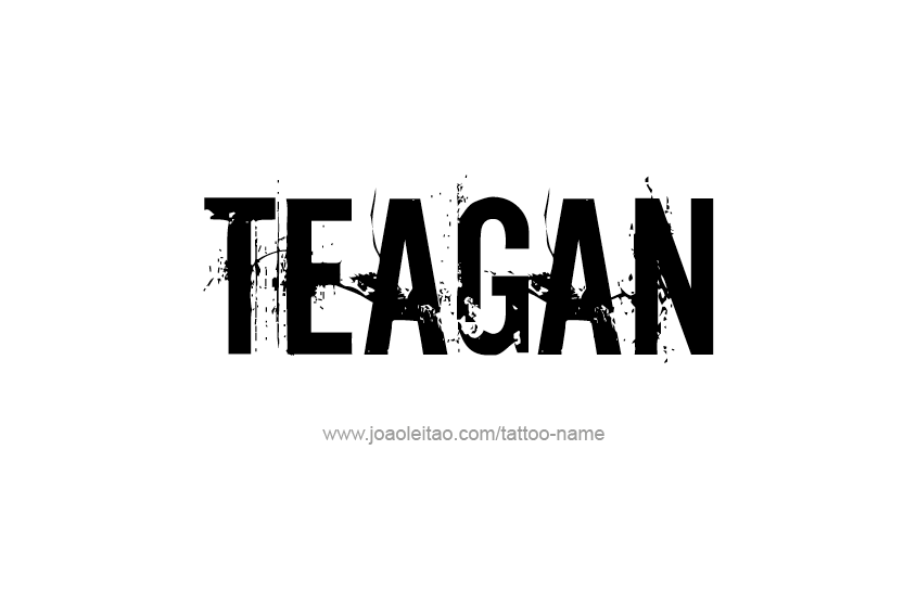 Tattoo Design Name Teagan   