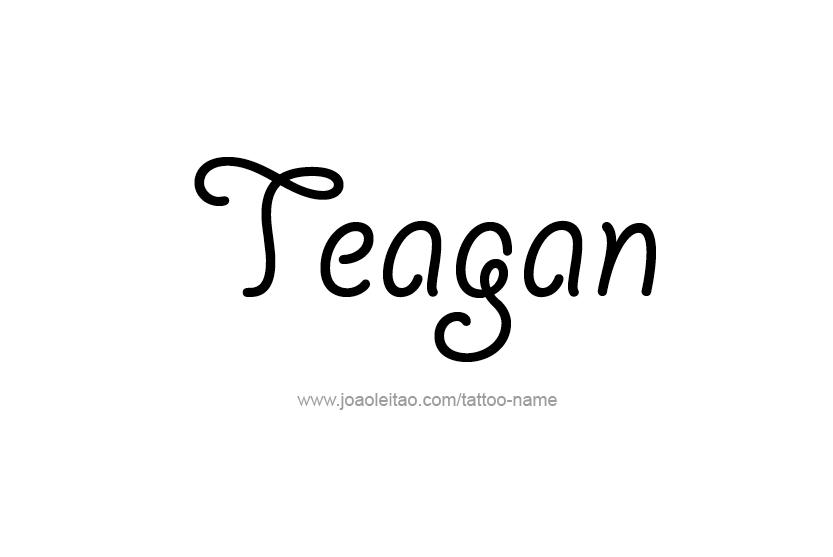 Tattoo Design Name Teagan   