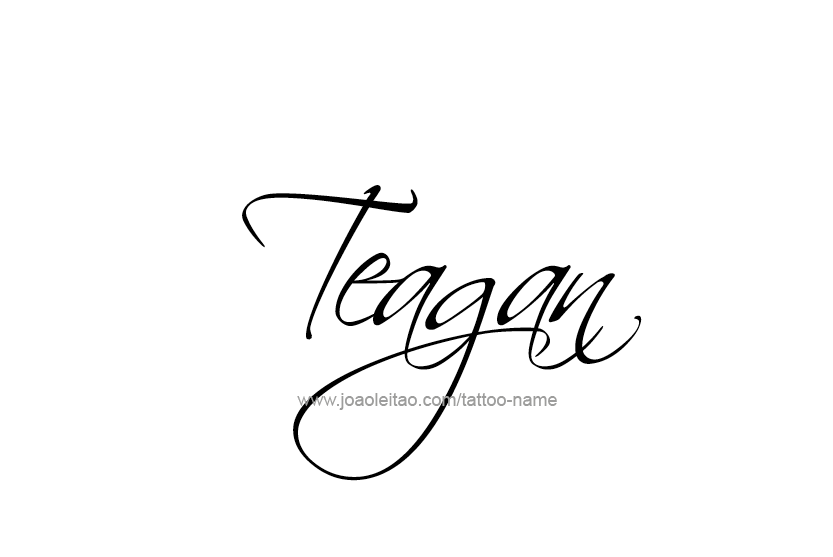 Tattoo Design Name Teagan   