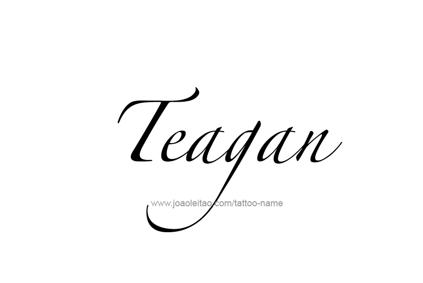 Tattoo Design Name Teagan   