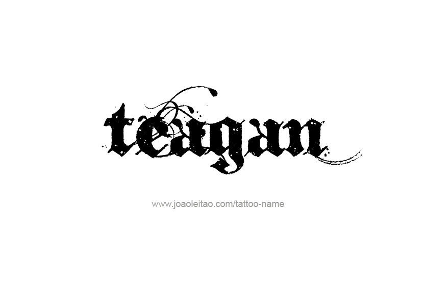 Tattoo Design Name Teagan   