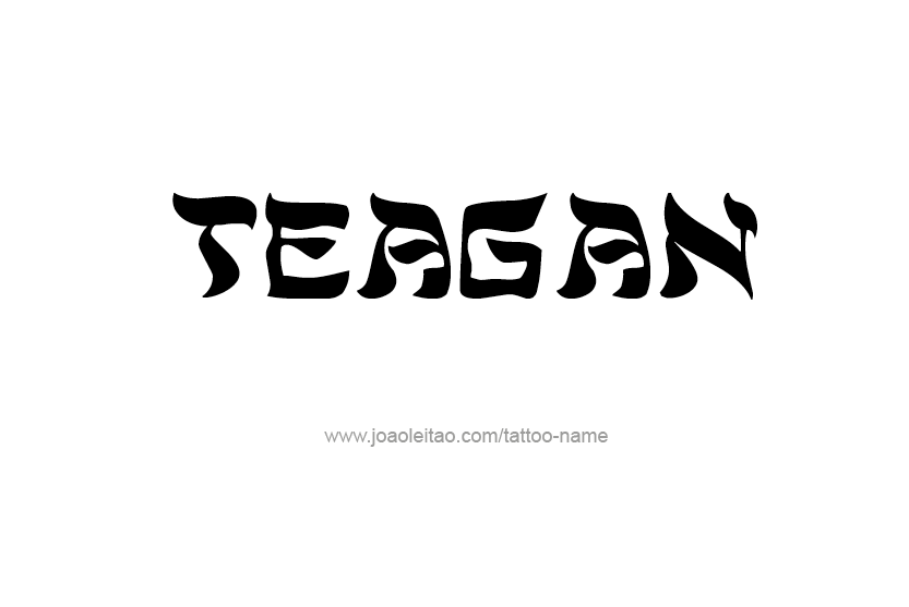 Tattoo Design Name Teagan   