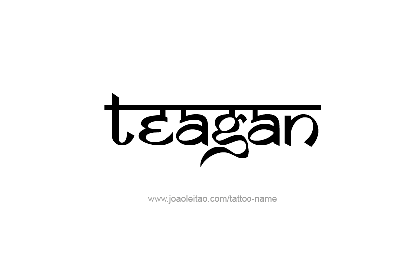 Tattoo Design Name Teagan   