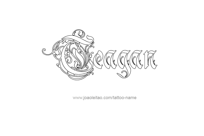 Tattoo Design Name Teagan   