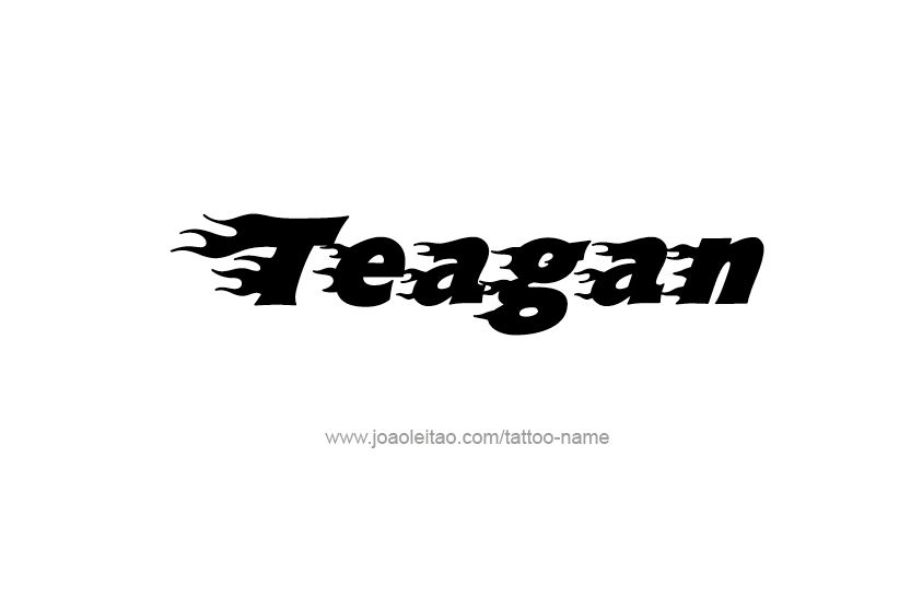 Tattoo Design Name Teagan   