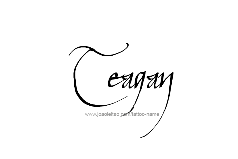 Tattoo Design Name Teagan   