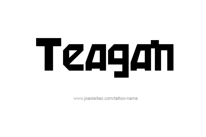 Tattoo Design Name Teagan   