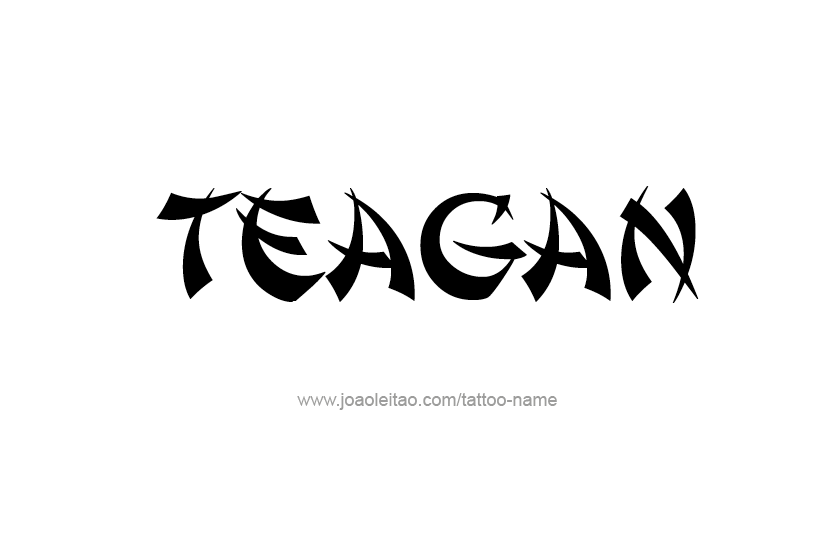 Tattoo Design Name Teagan