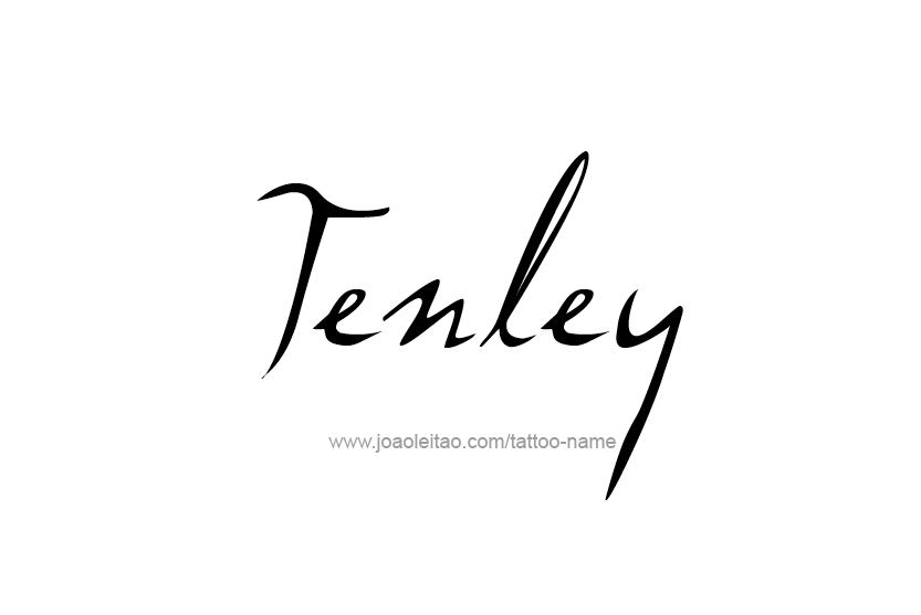 Tattoo Design Name Tenley   