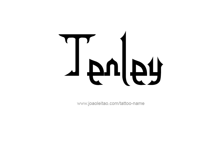 Tattoo Design Name Tenley   