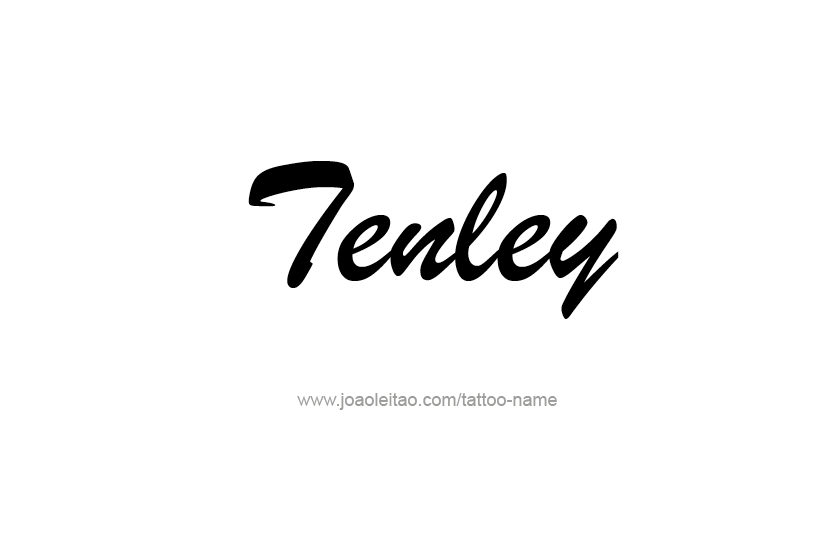 Tattoo Design Name Tenley   