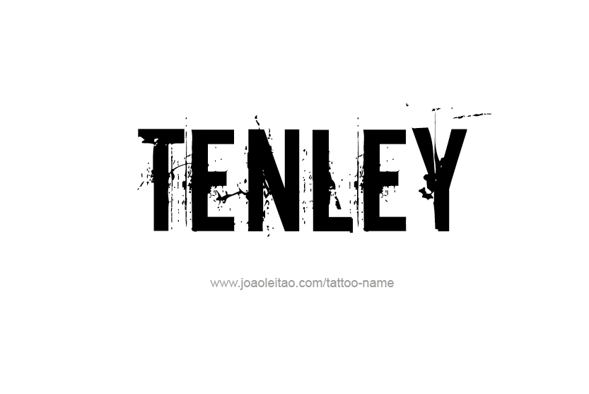 Tattoo Design Name Tenley   