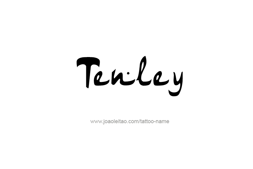 Tattoo Design Name Tenley   