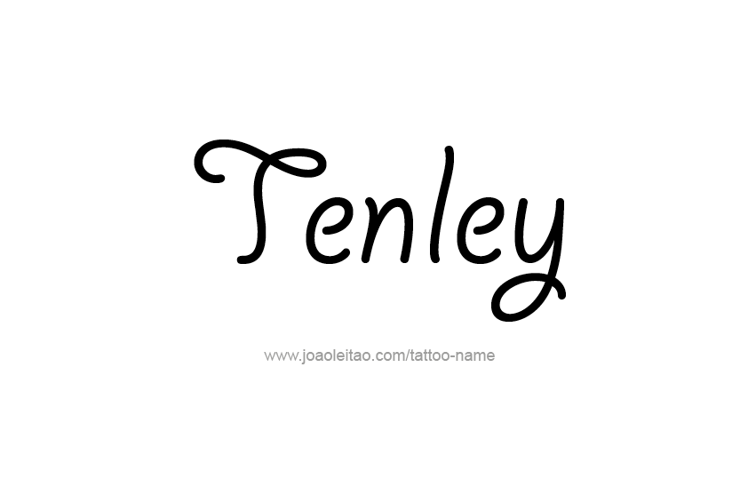 Tattoo Design Name Tenley   