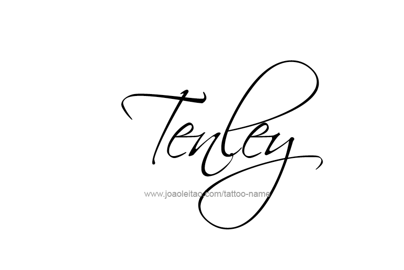 Tattoo Design Name Tenley   