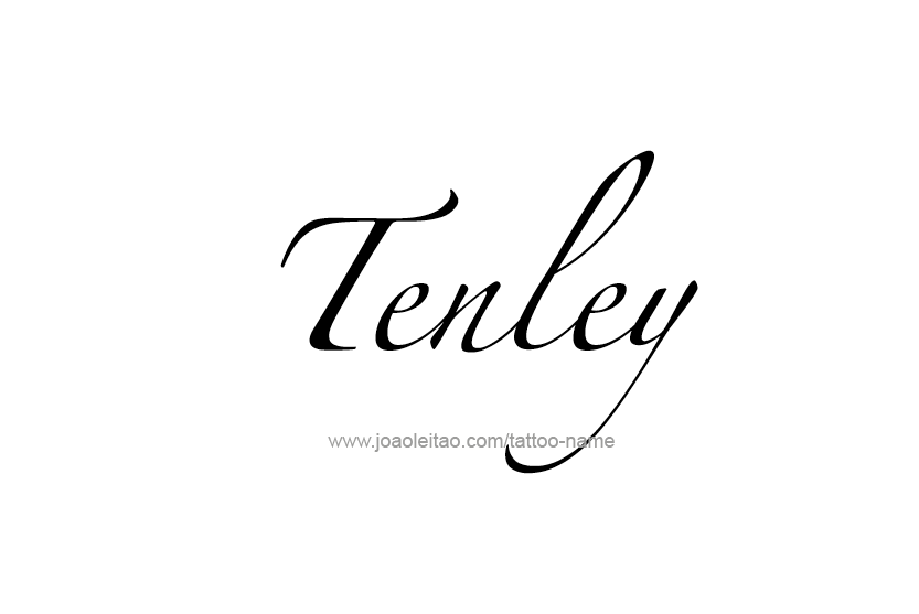 Tattoo Design Name Tenley   