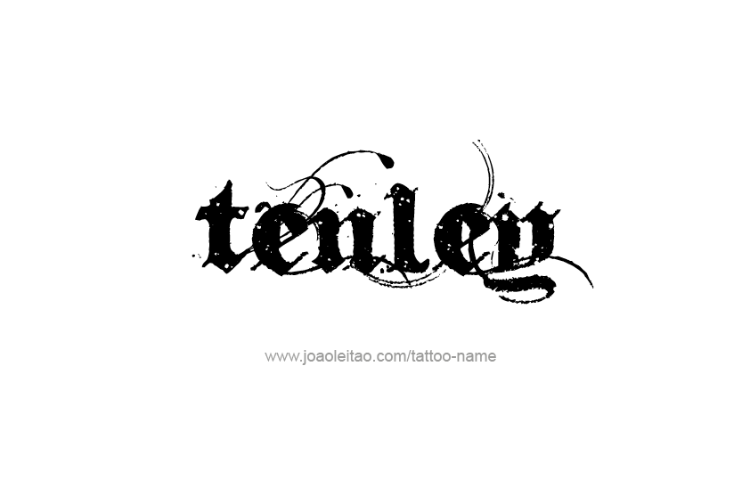 Tattoo Design Name Tenley   