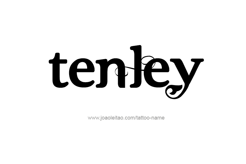 Tattoo Design Name Tenley   