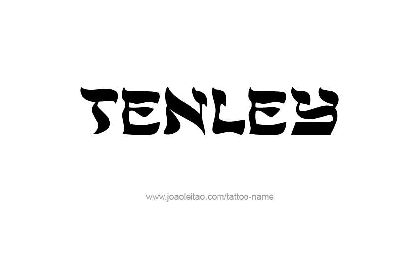 Tattoo Design Name Tenley   