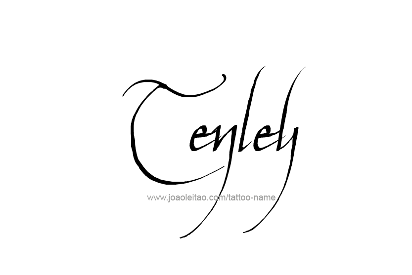 Tattoo Design Name Tenley   