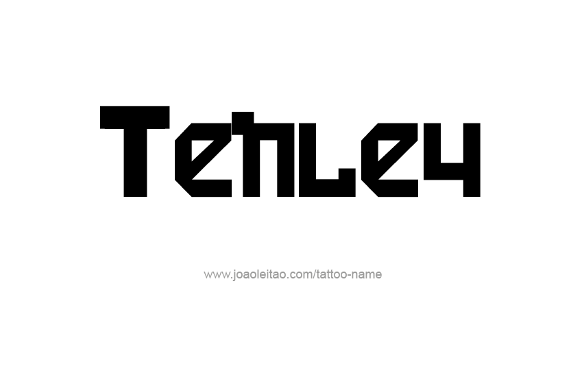 Tattoo Design Name Tenley   