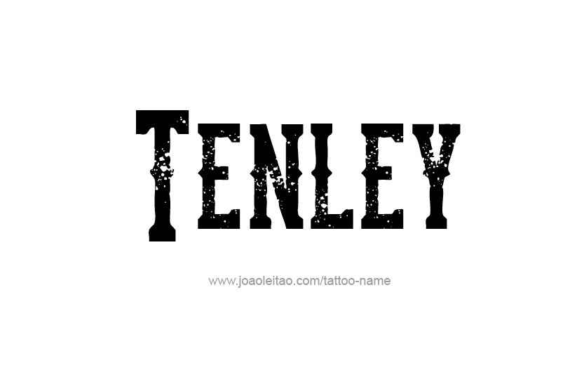 Tattoo Design Name Tenley   