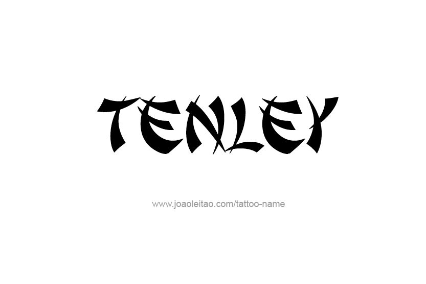 Tattoo Design Name Tenley