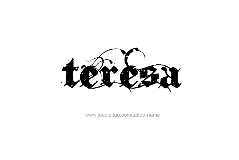 Tattoo Design Name Teresa   