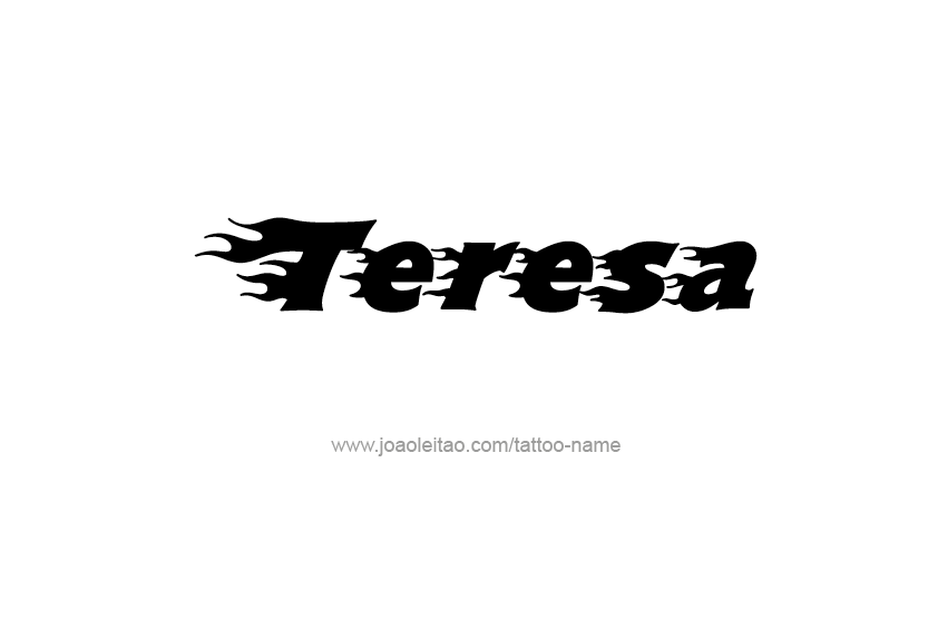 Tattoo Design Name Teresa   