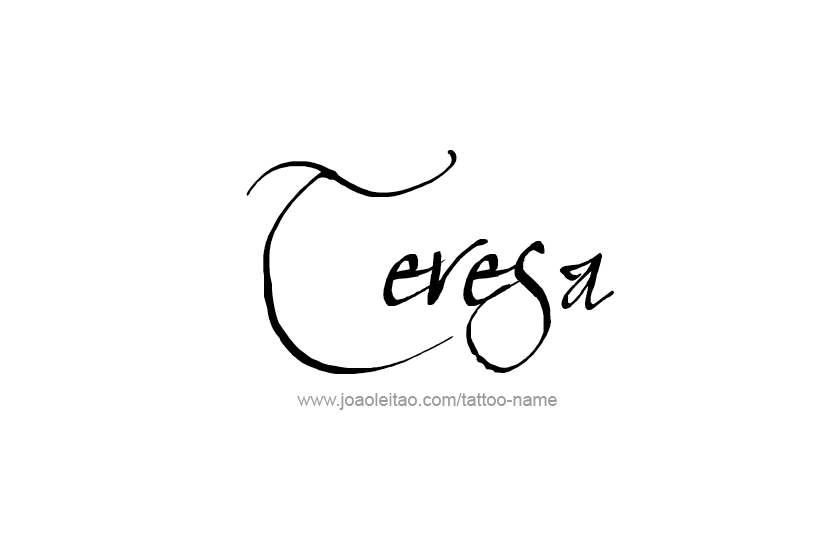 Tattoo Design Name Teresa   