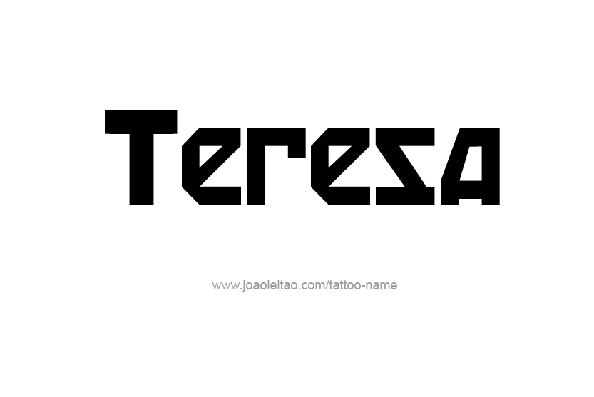 Tattoo Design Name Teresa   