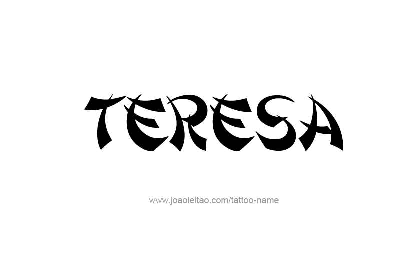 Tattoo Design Name Teresa