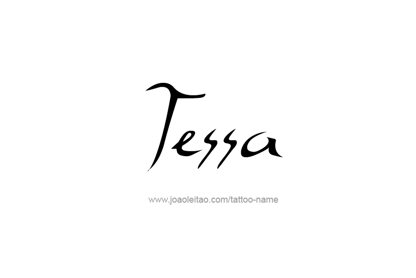 Tattoo Design Name Tessa   