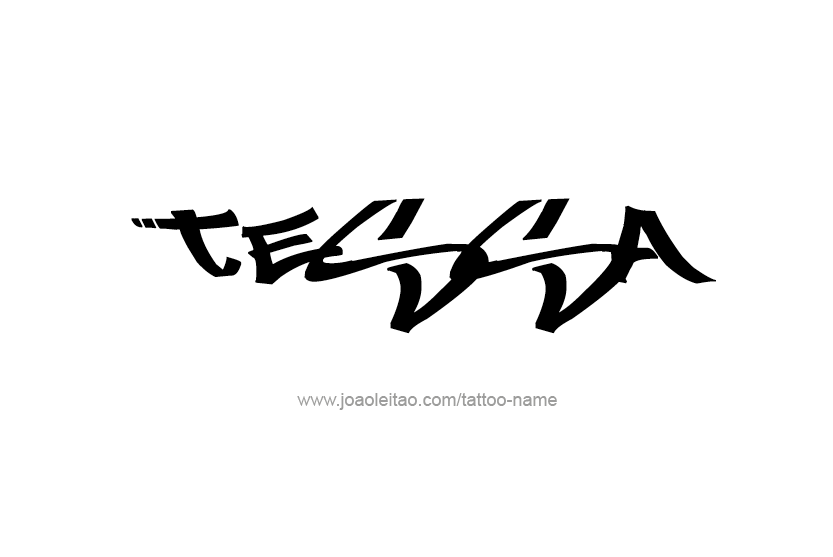 Tattoo Design Name Tessa   