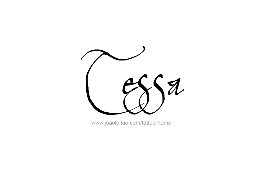 Tattoo Design Name Tessa   