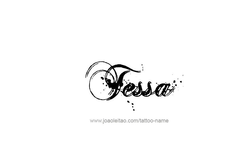 Tattoo Design Name Tessa   