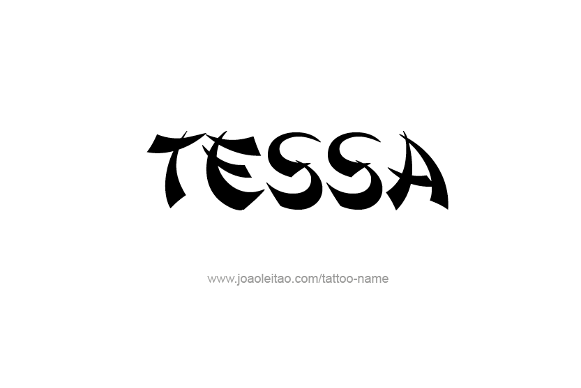 Tattoo Design Name Tessa