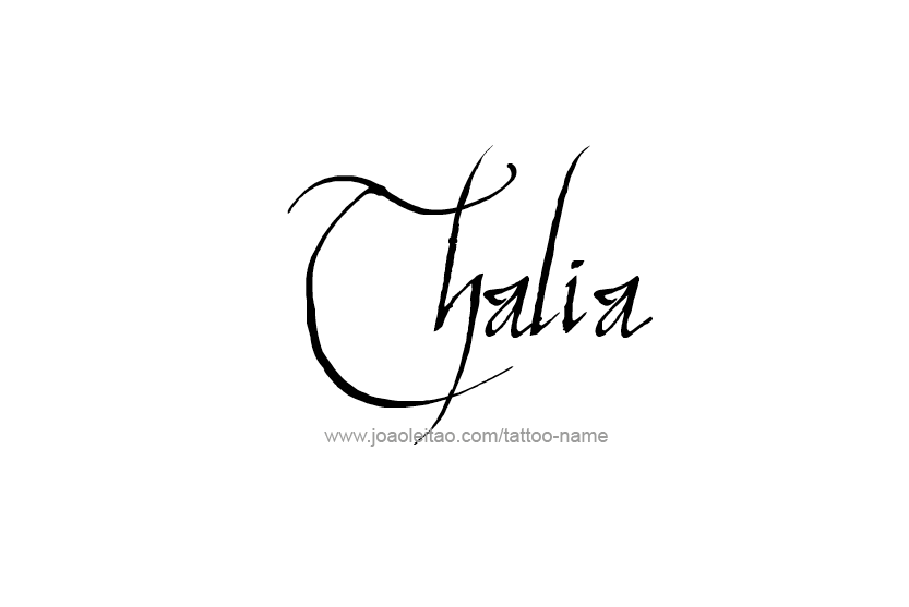 Tattoo Design Name Thalia   