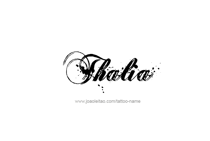 Tattoo Design Name Thalia   